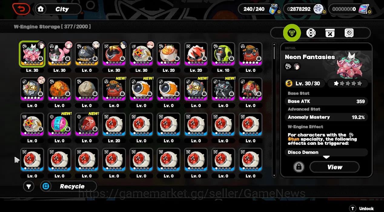 Zenless Zone Zero Accounts ASIA IK 35|S1 CH4|4 Limited 2 Member AOD[(Aria,Nan image 5