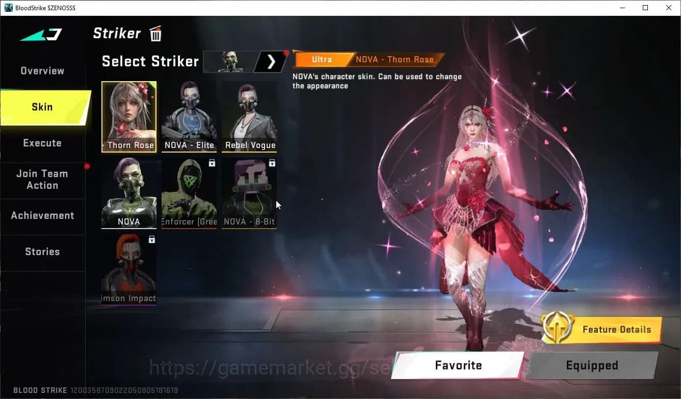 Blood Strike Accounts ASIA|ETERNAL MP5-Dominator+13 ULTRA[Nova-Rosa,Katy image 4