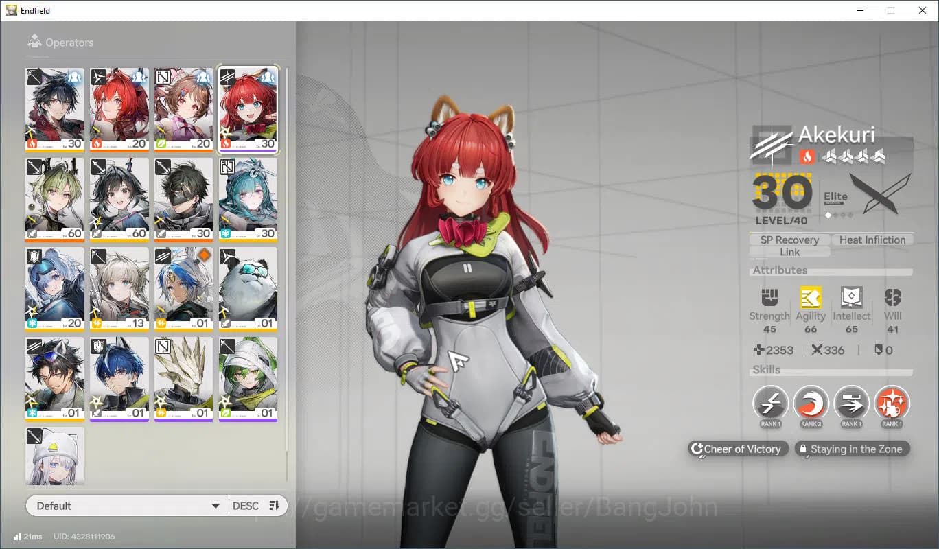 Arknights: Endfield Accounts Mid Game | ASIA | laevatain | ardelia | Lifeng | M image 1