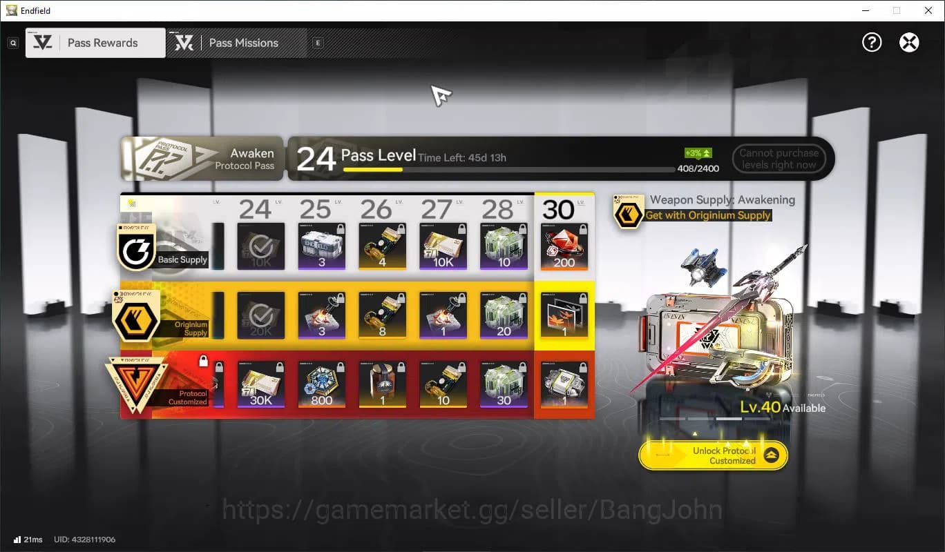 Arknights: Endfield Accounts Mid Game | ASIA | laevatain | ardelia | Lifeng | M image 12