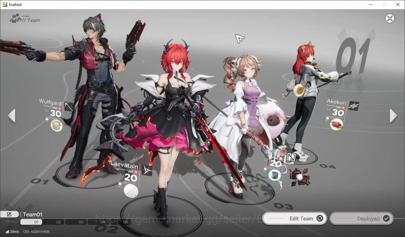 Arknights: Endfield Accounts Mid Game | ASIA | laevatain | ardelia | Lifeng | M image 13