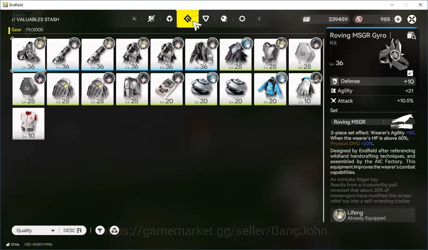 Arknights: Endfield Accounts Mid Game | ASIA | laevatain | ardelia | Lifeng | M image 6