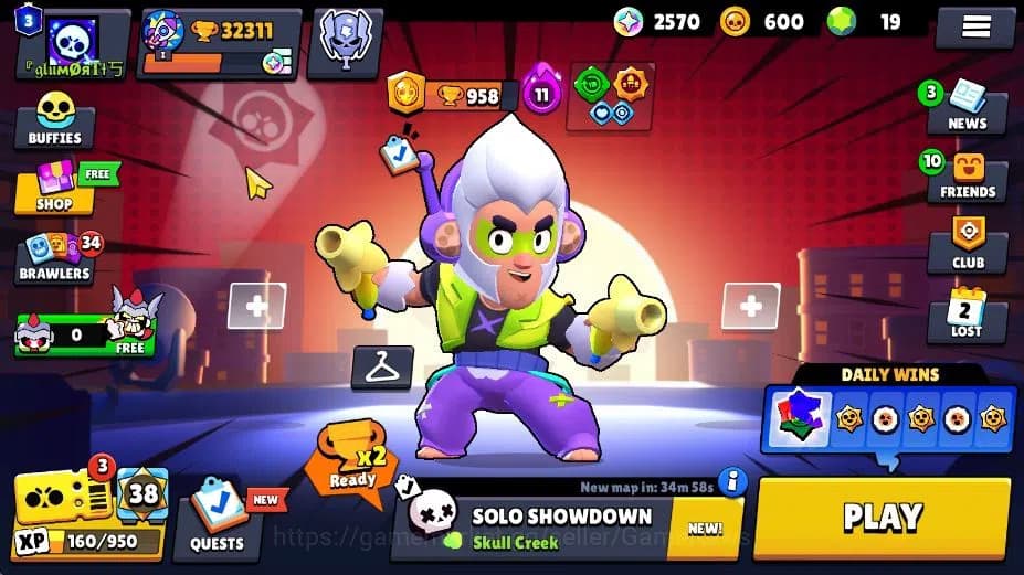 Brawl Stars Accounts Lv 139 32K Trophy|92 Brawler 15 Max Lv UL Kaze|4 H image 1