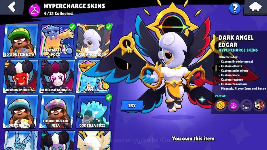 Brawl Stars Accounts Lv 139 32K Trophy|92 Brawler 15 Max Lv UL Kaze|4 H image 18