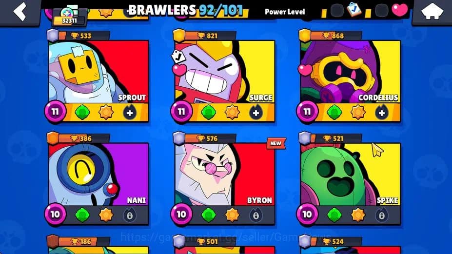 Brawl Stars Accounts Lv 139 32K Trophy|92 Brawler 15 Max Lv UL Kaze|4 H image 9