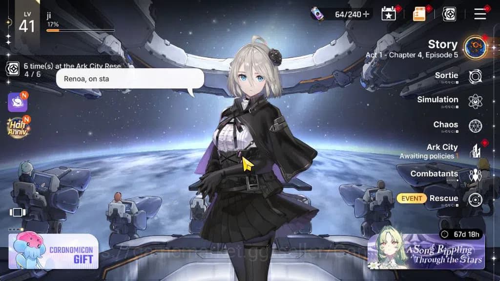 Chaos Zero Nightmare Accounts GLOBAL Lv41|5 SSR[Heidemarie,Tiphera,Veronica,Luke image 1