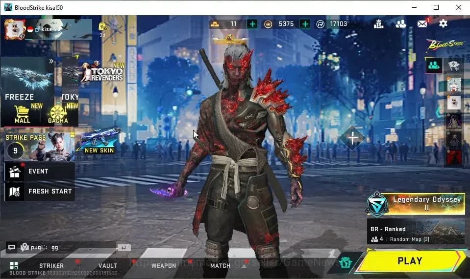 Blood Strike Accounts ASIA|Melee ULTRA Butterfly Knife|10 ULTRA[ZERO,EMM image 1