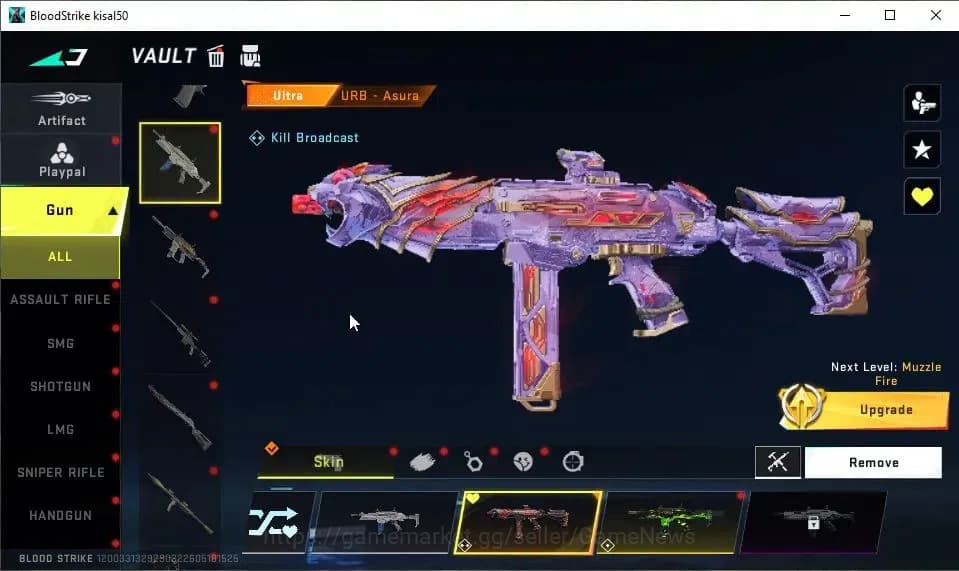 Blood Strike Accounts ASIA|Melee ULTRA Butterfly Knife|10 ULTRA[ZERO,EMM image 13