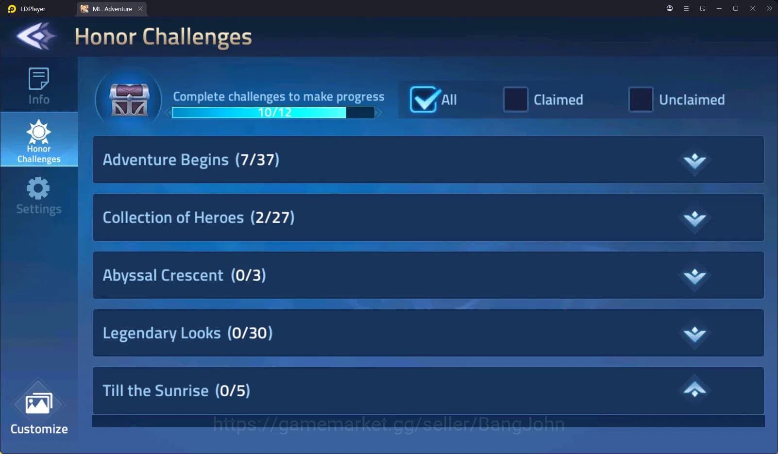 Mobile Legends: Adventure Accounts SERVER 75001 | LVL 107 | HERO 120 | 1UR GENESIS SH image 11