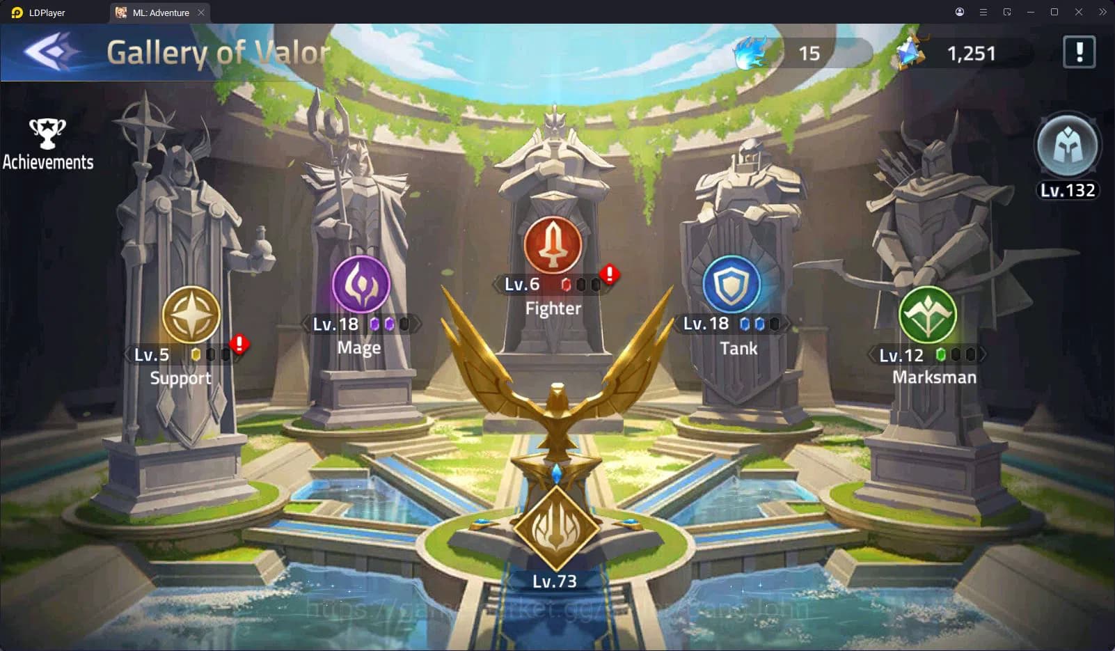 Mobile Legends: Adventure Accounts SERVER 75001 | LVL 107 | HERO 120 | 1UR GENESIS SH image 2