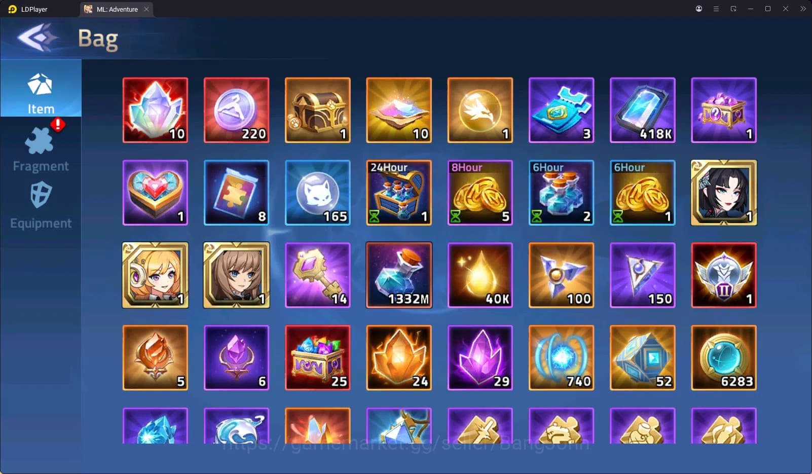 Mobile Legends: Adventure Accounts SERVER 75001 | LVL 107 | HERO 120 | 1UR GENESIS SH image 5