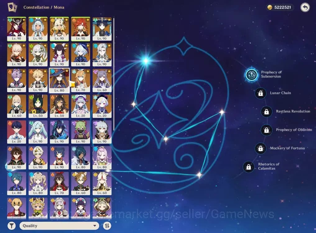 Genshin Impact Accounts ASIA|AR59|PreamTeam Neuvilete+sign,Mavuika|12Limit image 7