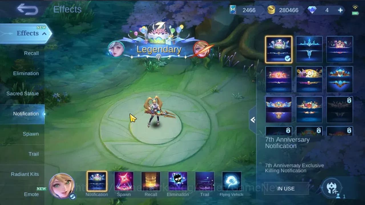 Mobile Legends: Bang Bang Accounts Hero 132|Skin226|High Glory 74|CC Natalia,SS Badan image 13