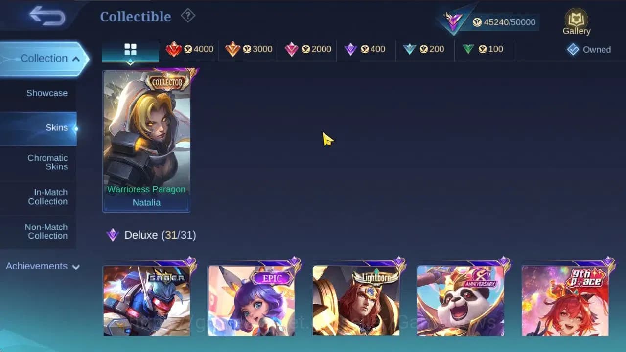 Mobile Legends: Bang Bang Accounts Hero 132|Skin226|High Glory 74|CC Natalia,SS Badan image 16