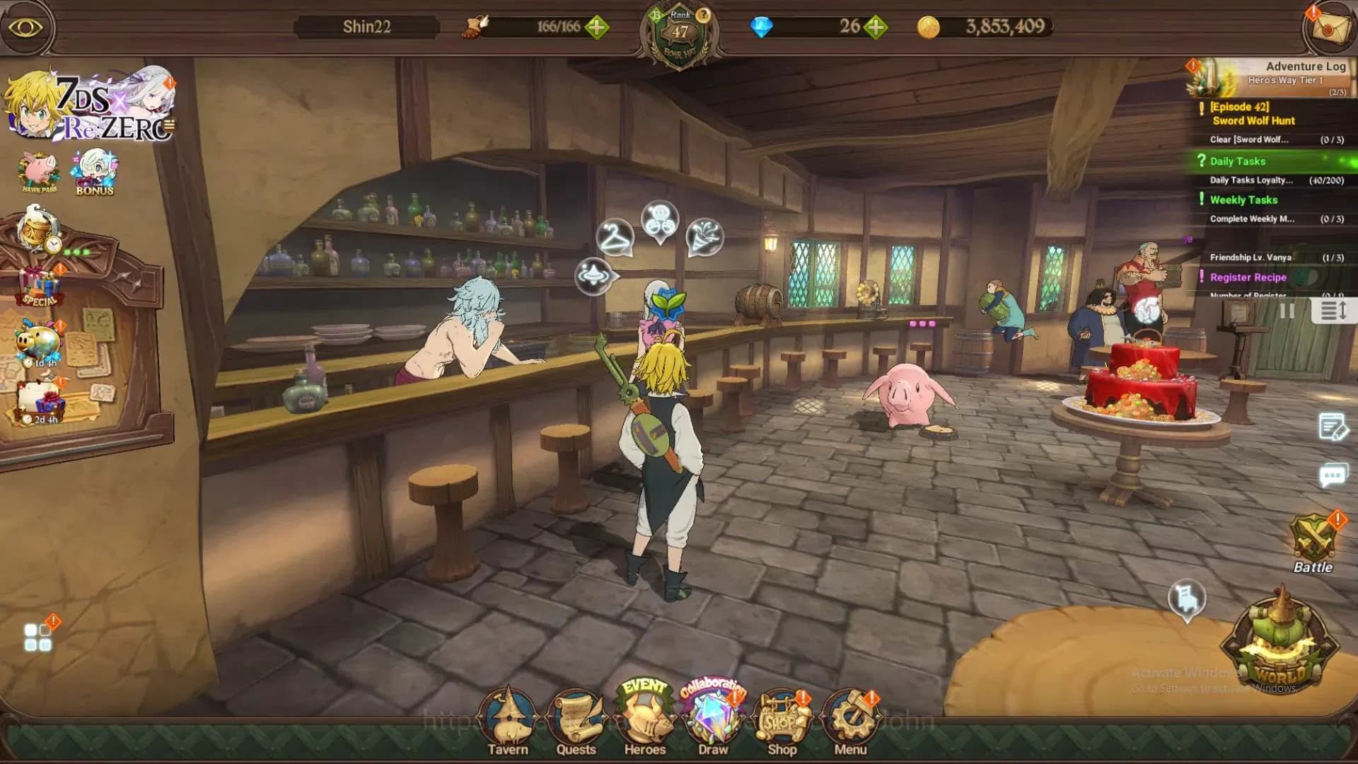 The Seven Deadly Sins: Grand Cross Accounts GLOBAL|2,1mCC|4LR + 2UR + CollabReZero|S&B2/6,Helb image 1