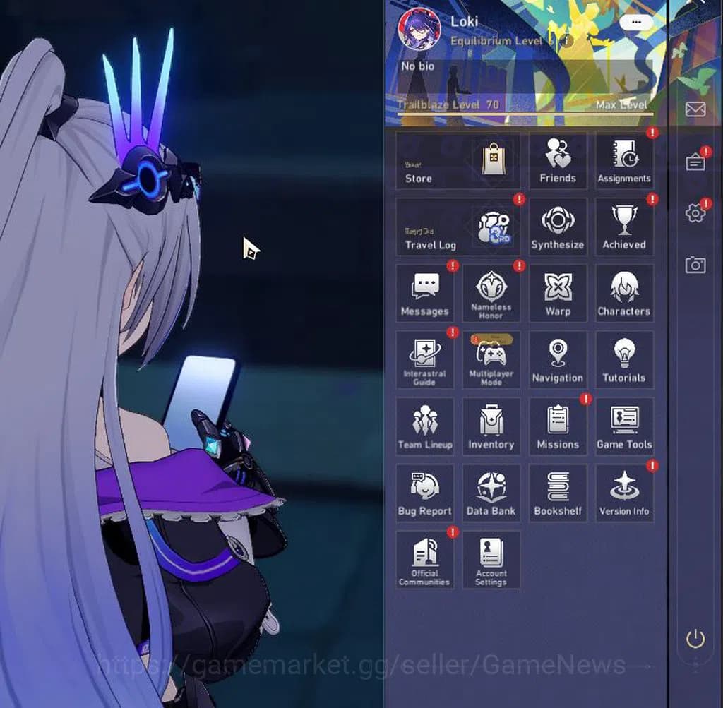 Honkai Star Rail Accounts ASIA|TL 70|Phainon Prem Team|13 Limited|[The Herta image 1