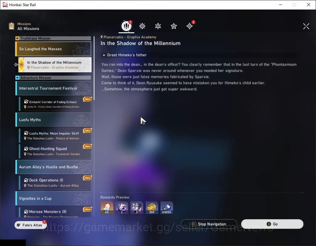 Honkai Star Rail Accounts ASIA|TL 70|Phainon Prem Team|13 Limited|[The Herta image 3