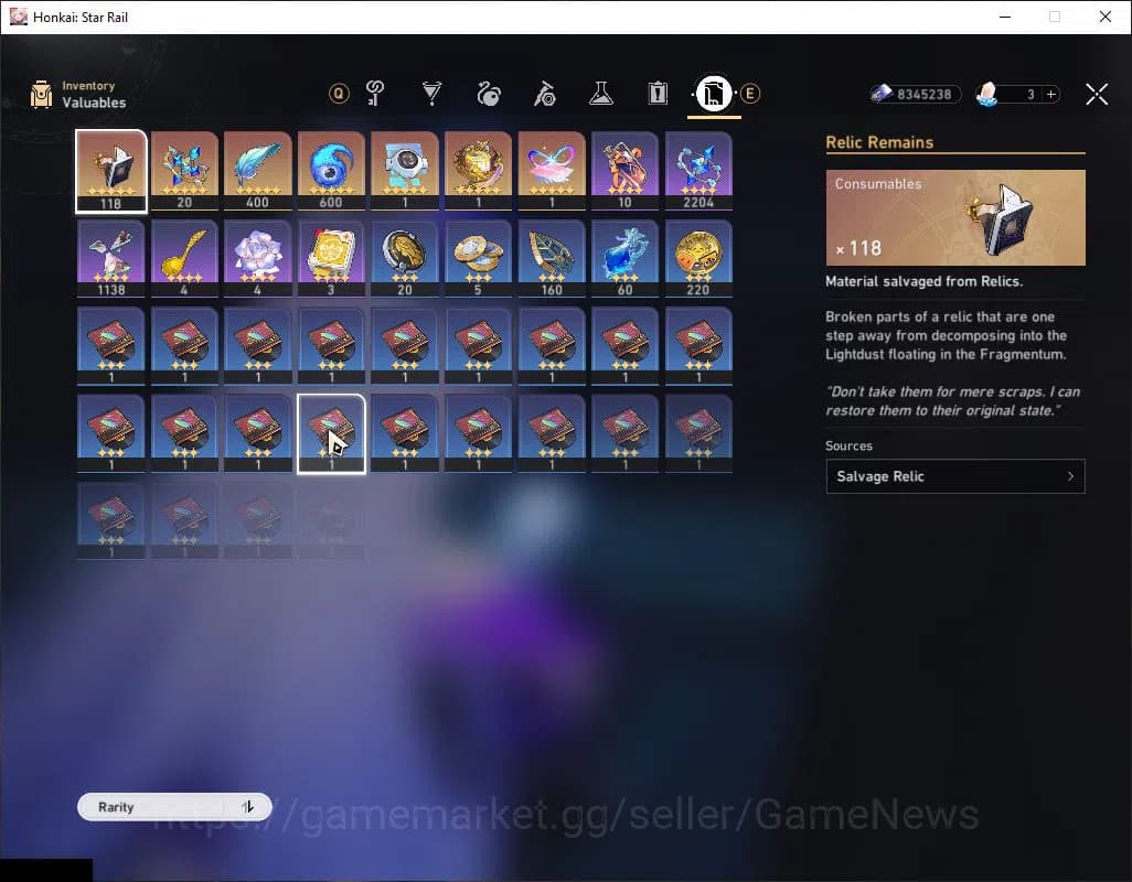 Honkai Star Rail Accounts ASIA|TL 70|Phainon Prem Team|13 Limited|[The Herta image 4