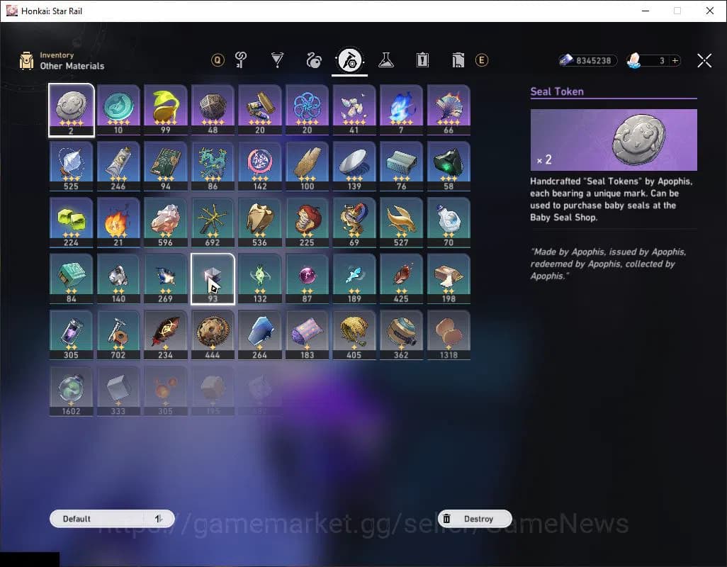 Honkai Star Rail Accounts ASIA|TL 70|Phainon Prem Team|13 Limited|[The Herta image 6