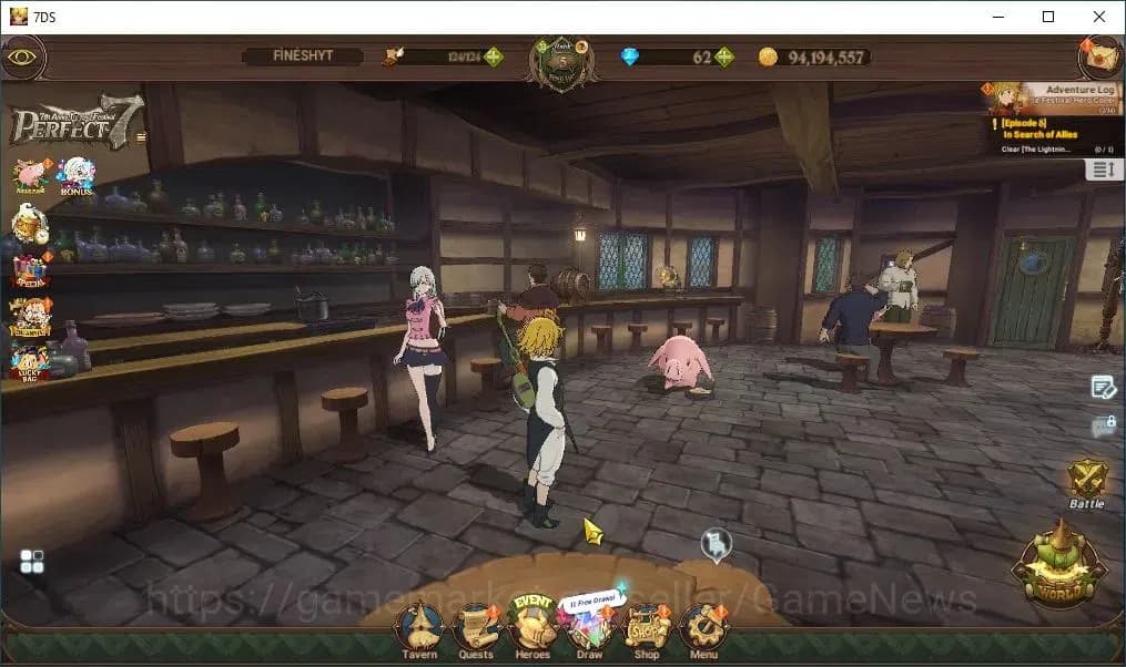 The Seven Deadly Sins: Grand Cross Accounts Asia|631K CC|1LR + 5UR+Collab Rezero|Elizabeth,Nem image 1