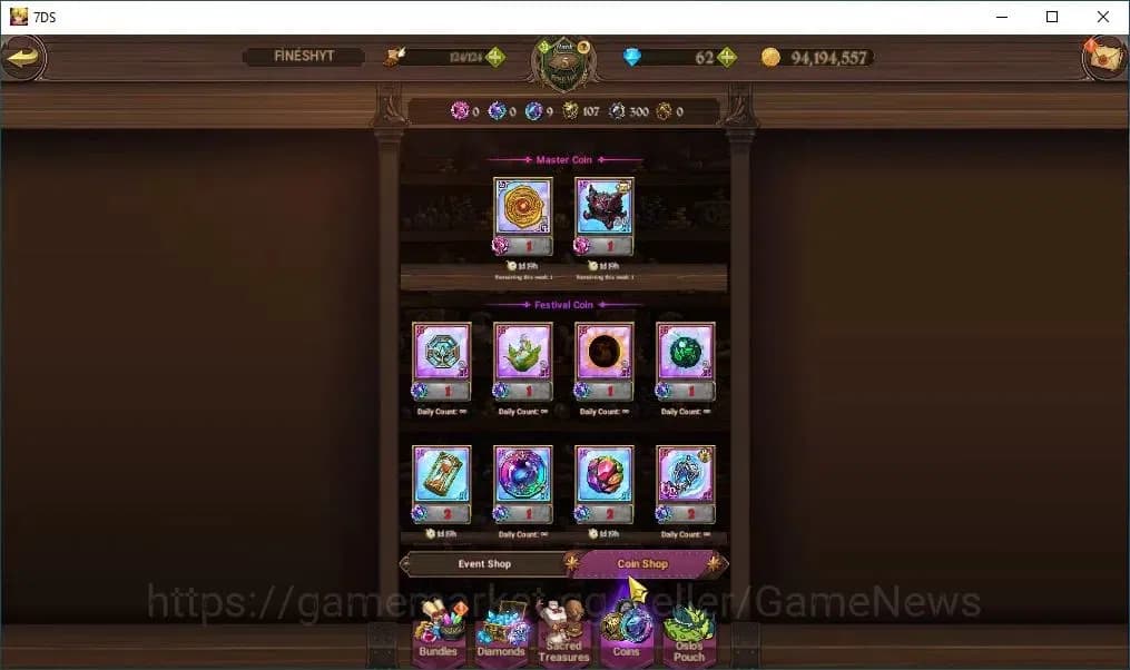 The Seven Deadly Sins: Grand Cross Accounts Asia|631K CC|1LR + 5UR+Collab Rezero|Elizabeth,Nem image 10