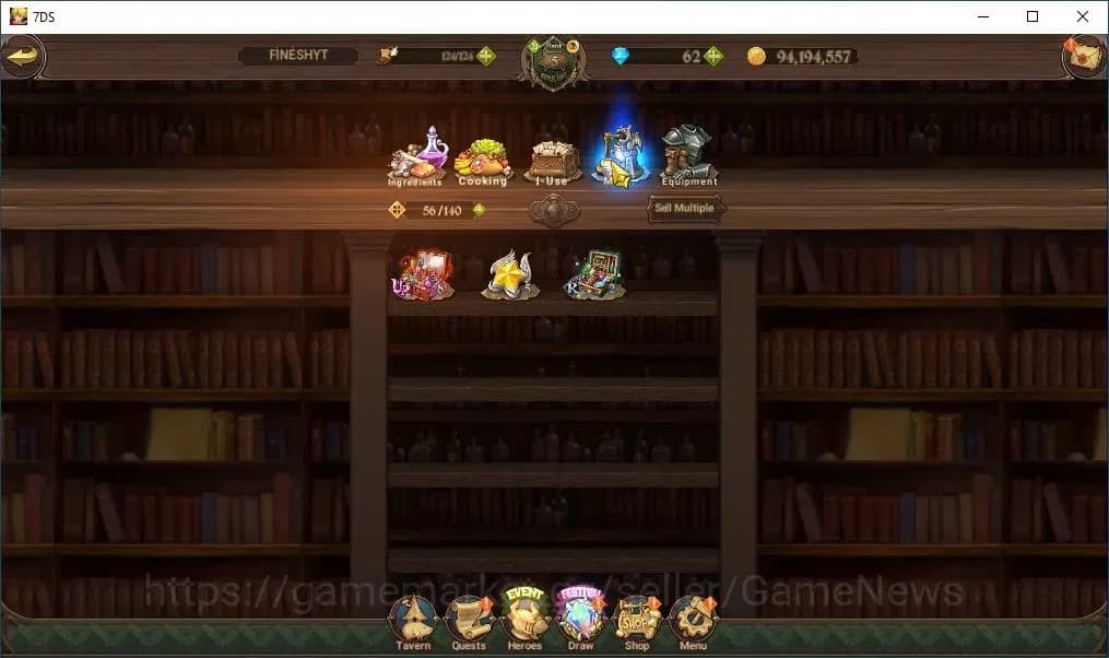 The Seven Deadly Sins: Grand Cross Accounts Asia|631K CC|1LR + 5UR+Collab Rezero|Elizabeth,Nem image 14
