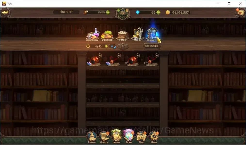 The Seven Deadly Sins: Grand Cross Accounts Asia|631K CC|1LR + 5UR+Collab Rezero|Elizabeth,Nem image 15