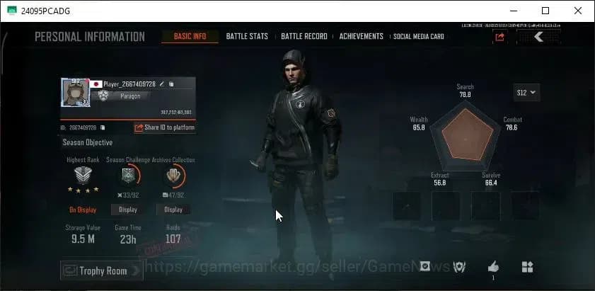 Arena Breakout Accounts MOBILE Lv30|SV 9,5M|CV 7M|Wire Set|GM AK-12,Forest image 2