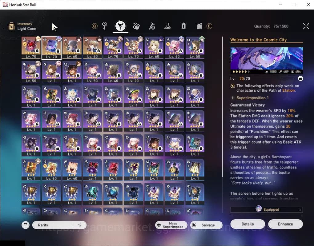 Honkai Star Rail Accounts Asia|TL 53|6 Limited|Silver Wolf LV.999+Sign,Spark image 8