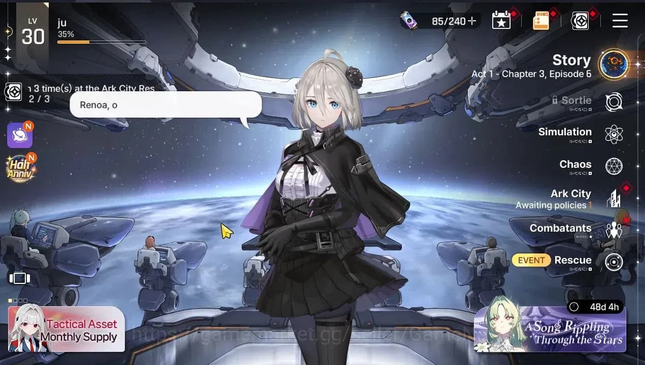 Chaos Zero Nightmare Accounts GLOBAL|6 SSR[Heidemarie,Rita,Nia,Veronica,Luke,Ren image 1