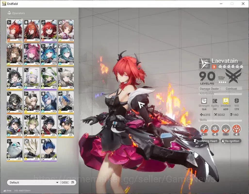 Arknights: Endfield Accounts ASIA|Lv58|8SSR(4Limited)+19(*6WEP)|(Laeva,Gilberta image 2