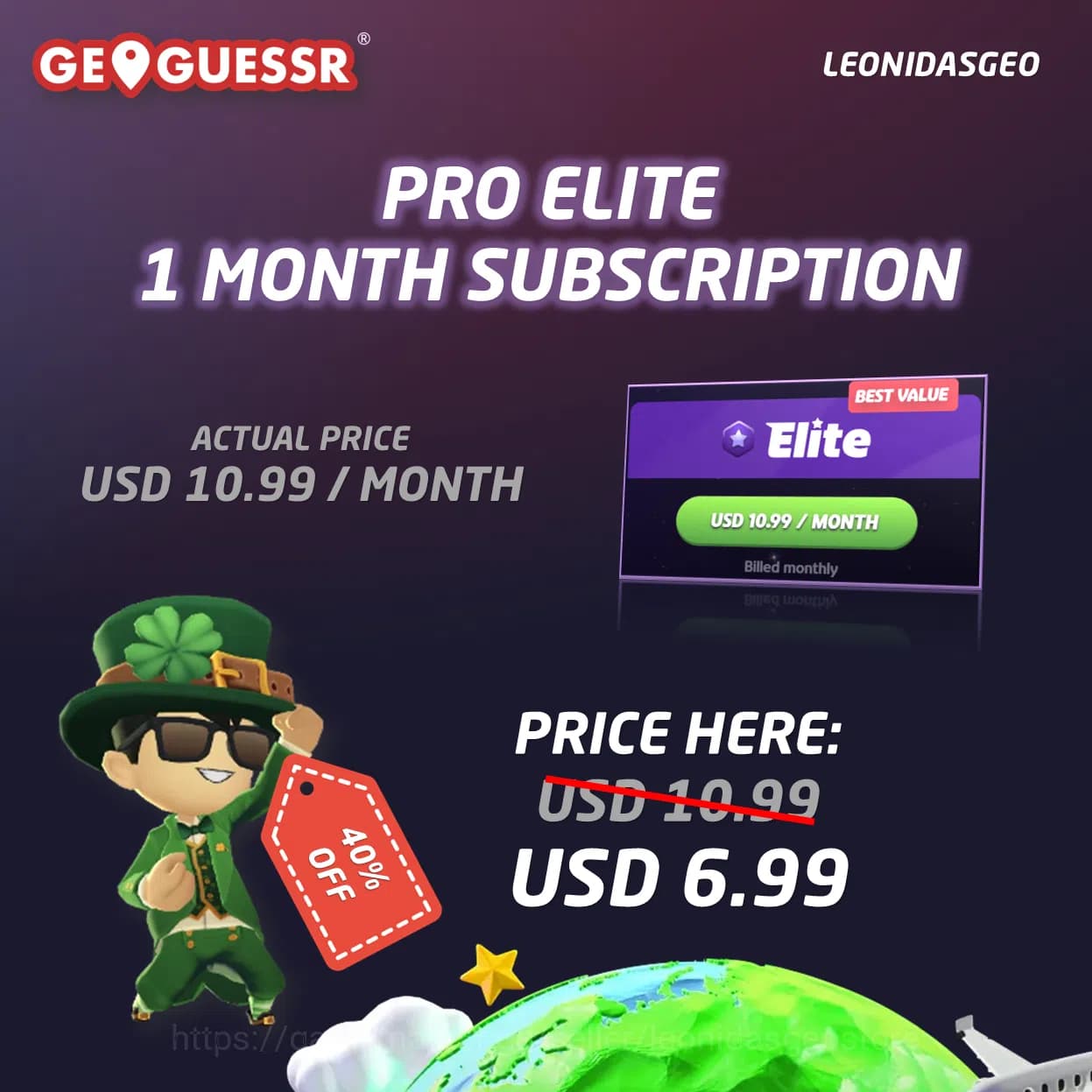 GeoGuessr Others GeoGuessr Subscription to YOUR ACCCOUNT | Pro Elit image 1