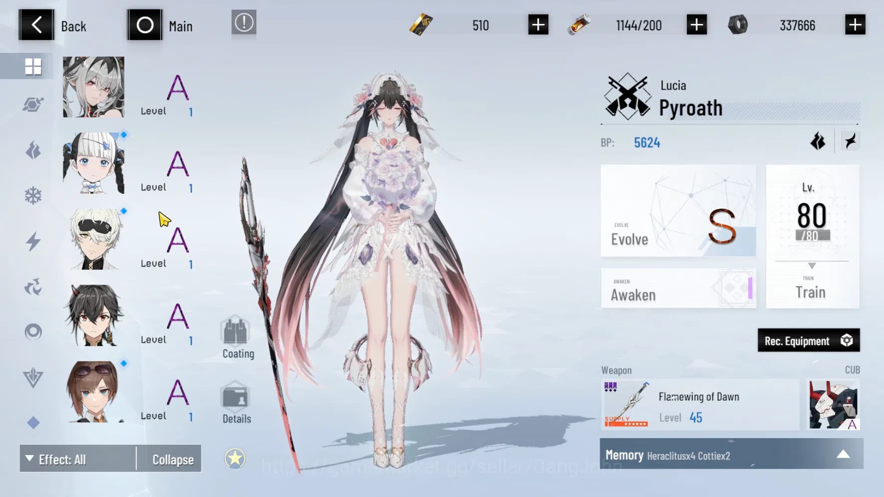 Punishing: Gray Raven Accounts ASIA PACIFIC | Lucia Pyroath Dawn Skin + Sign, Luc image 6