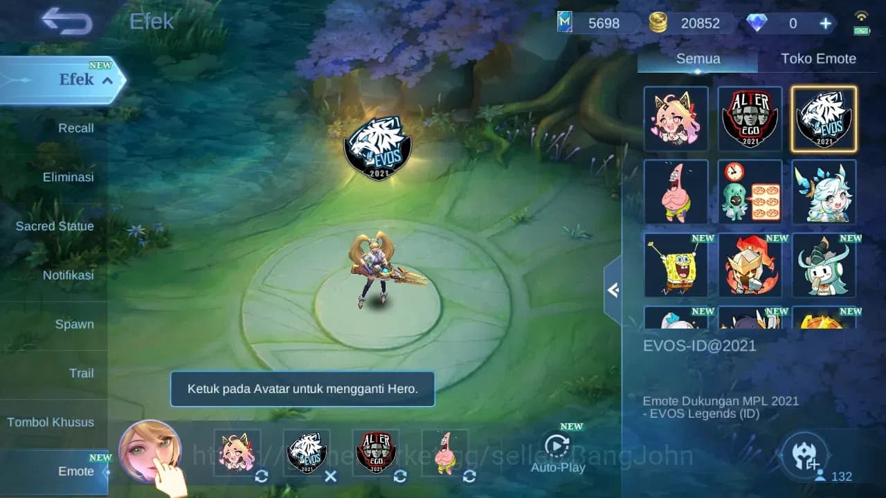 Mobile Legends: Bang Bang Accounts GLOBAL Hero 132 Skin 308 | Star Cyclops | KOF Mash image 14