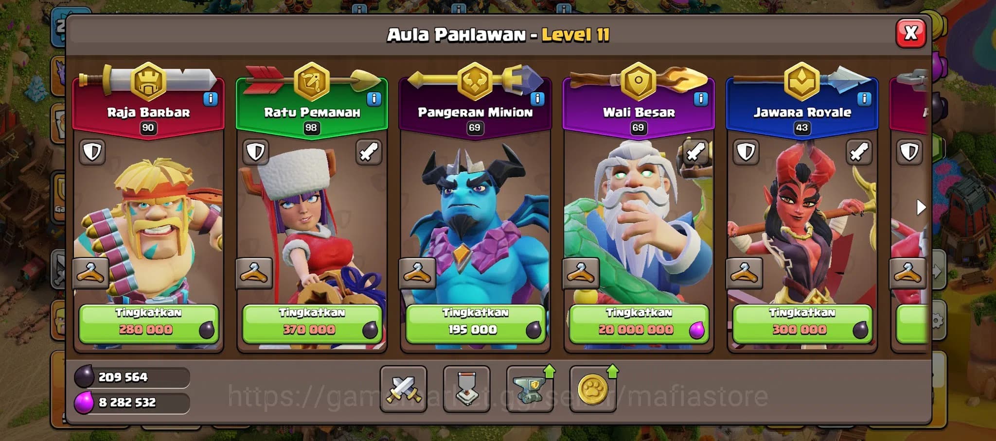 Clash of Clans Accounts TH15 OVERMAX HEROES: AQ 98, GW 69, RC 43, Battle M image 5