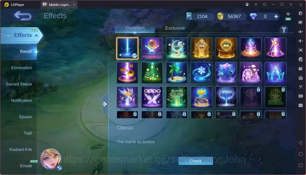 Mobile Legends: Bang Bang Accounts GLOBAL Hero 103 Skin 187|11.11 Haya|Sandrio Change image 2
