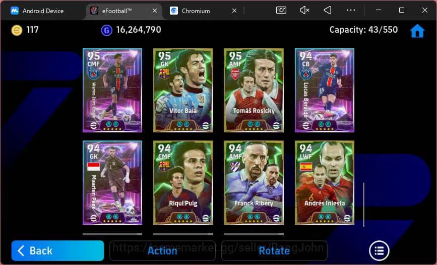eFootball Accounts Power 3215|George BestBigtime,Scholes epic,Justin image 10