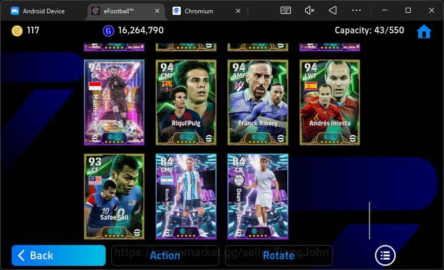 eFootball Accounts Power 3215|George BestBigtime,Scholes epic,Justin image 11
