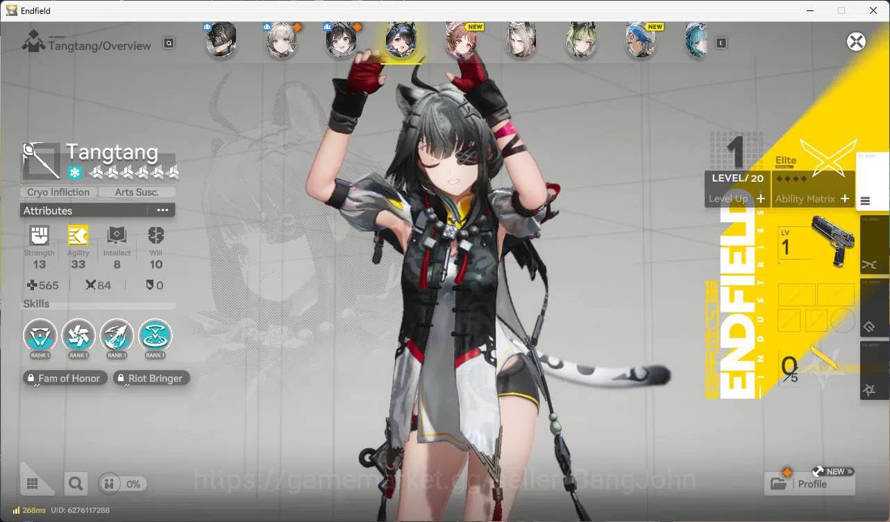 Arknights: Endfield Accounts EU | starter, tang tang, Ardelia, POGRA, lifeng, w image 4