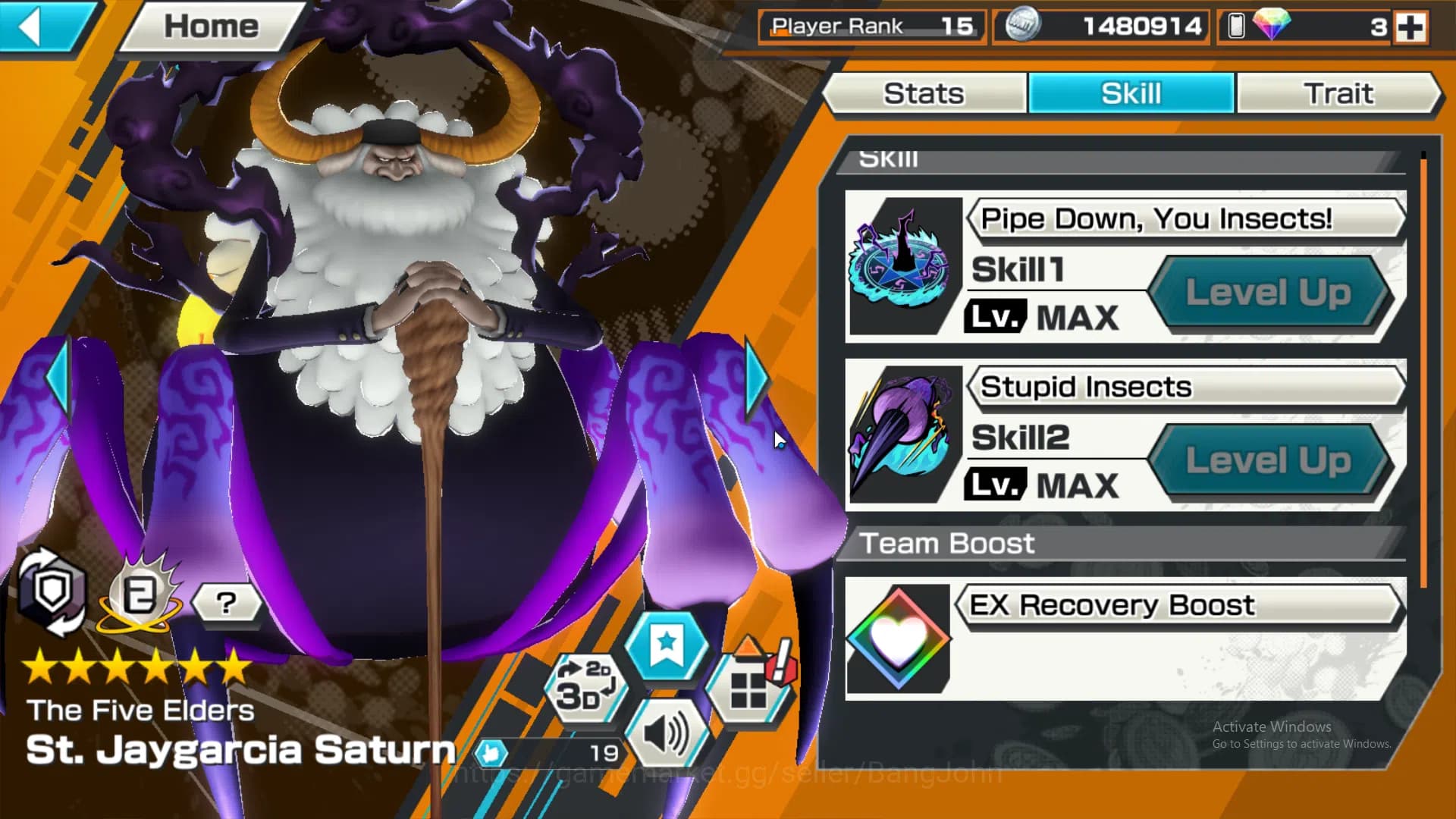 One Piece Bounty Rush Accounts GLOBAL | EX3 | MAX 4 | Borsalino, ST jay Saturn, T image 8