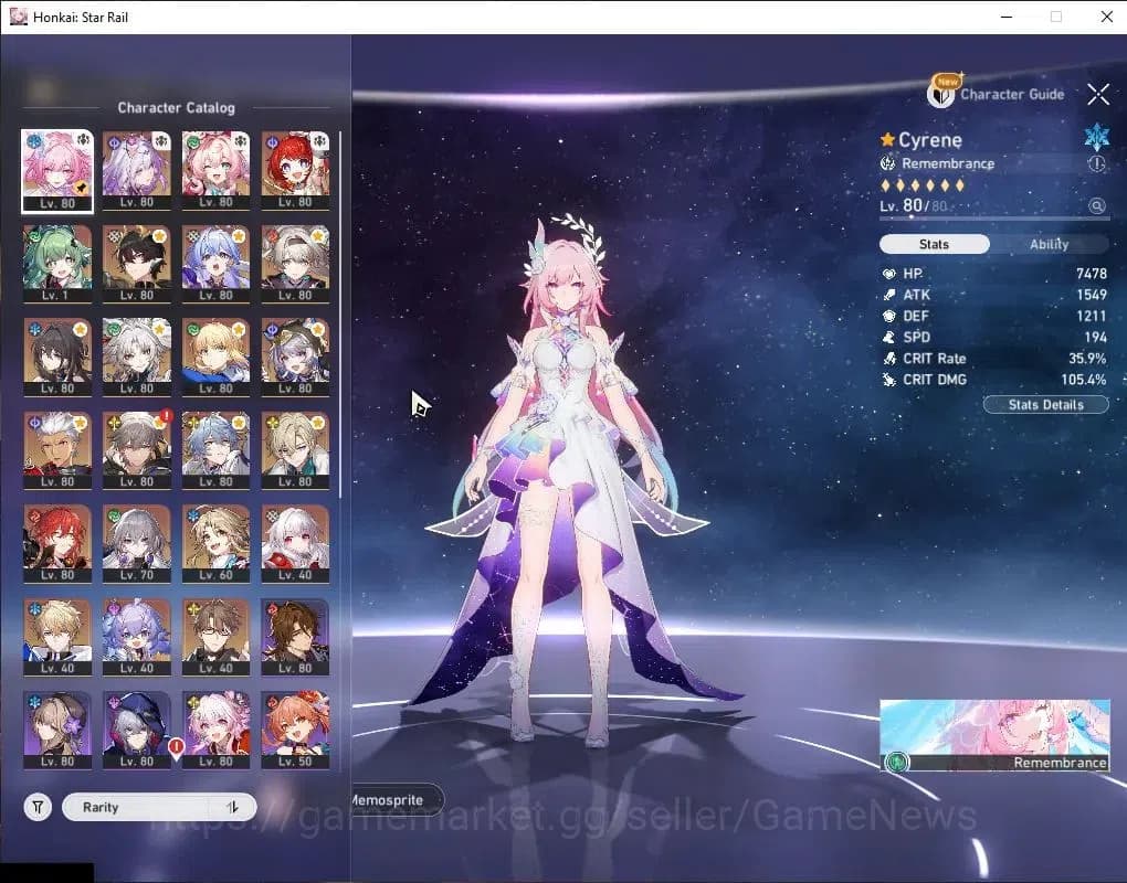 Honkai Star Rail Accounts Asia|TL 70|2,2k SJ+Selector B5|Saber Prem Team|15 image 4