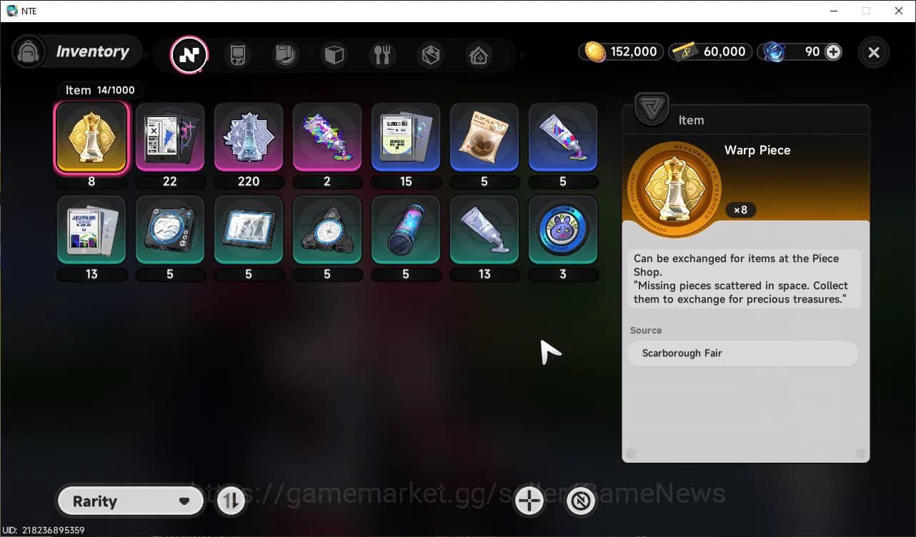 Neverness to Everness Accounts GLOBAL EU|HL 3| 1 SSR Limited Nanally |5 SR|1 S Ar image 6