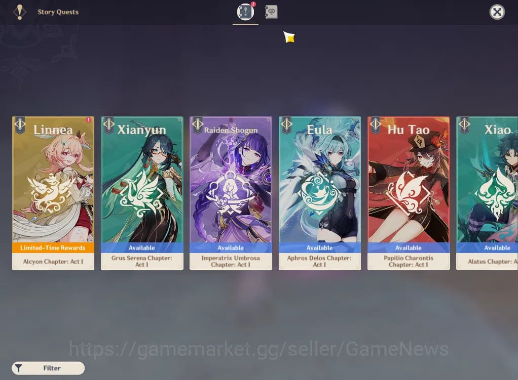 Genshin Impact Accounts ASIA|AR42|1Limited+23(*4Character)|Varesa,DilucC1| image 12