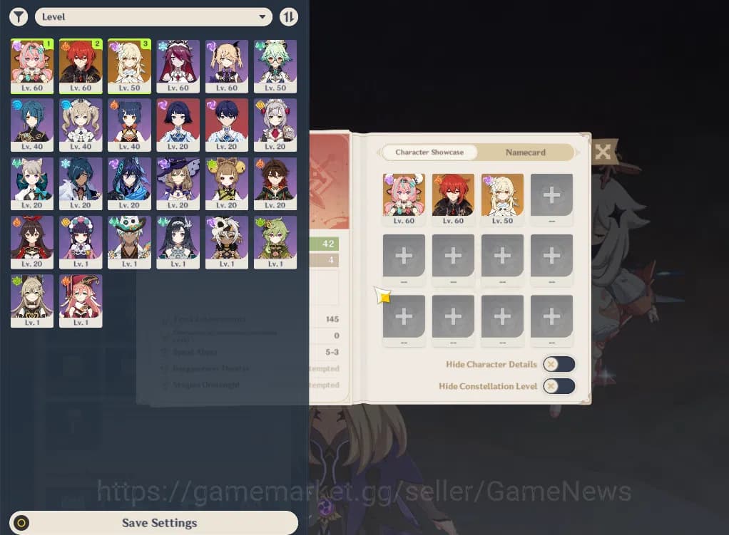 Genshin Impact Accounts ASIA|AR42|1Limited+23(*4Character)|Varesa,DilucC1| image 2