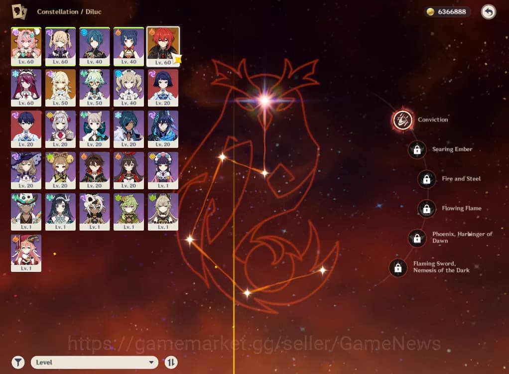 Genshin Impact Accounts ASIA|AR42|1Limited+23(*4Character)|Varesa,DilucC1| image 4