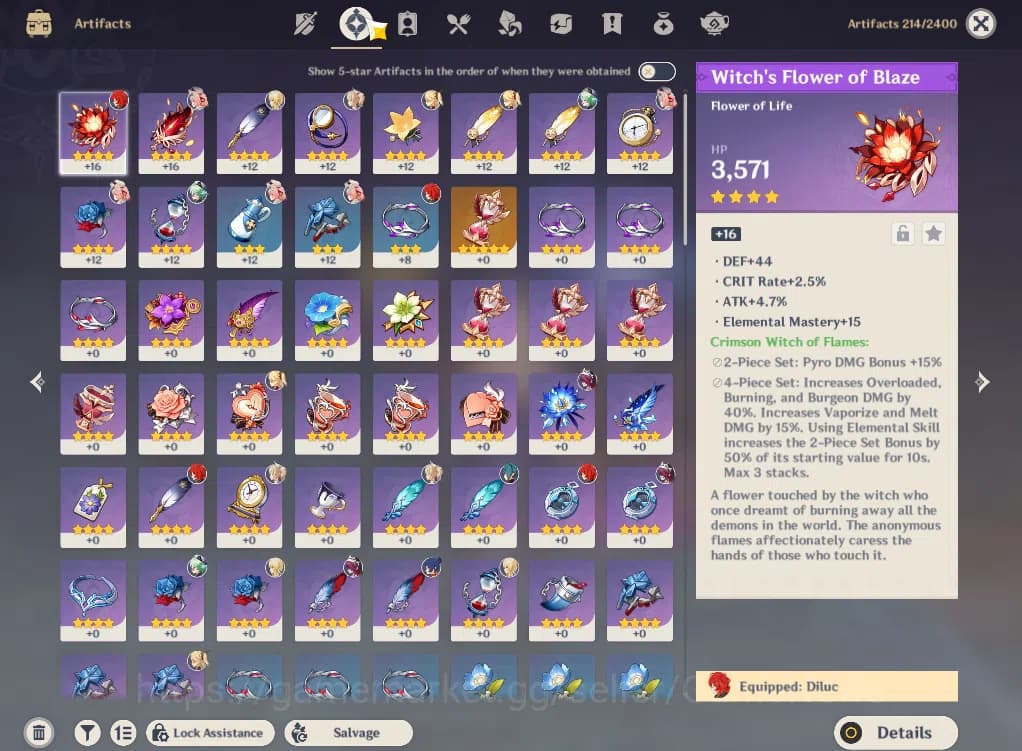 Genshin Impact Accounts ASIA|AR42|1Limited+23(*4Character)|Varesa,DilucC1| image 6