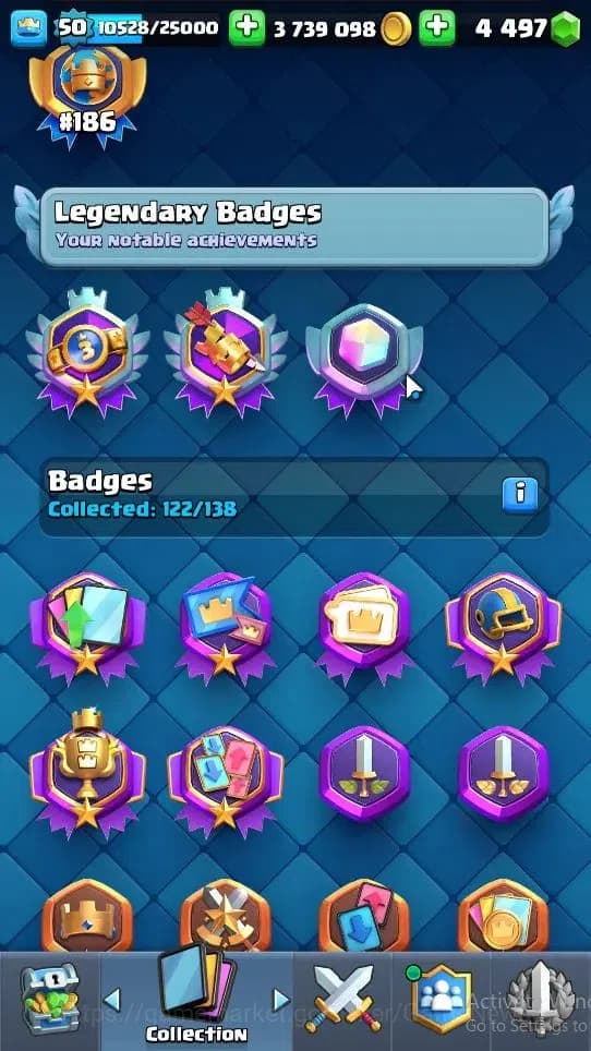 Clash Royale Accounts Lv 50|Trophy 11030|Limited Skin|KTL 14|4 Hero 7 EV image 16