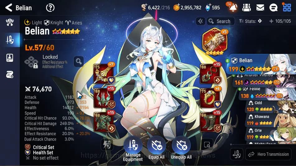 Epic Seven Accounts GLOBAL Unverif| 8 ML (Belian,NC Landy,AC Leika,Etc image 17