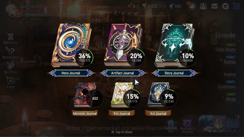 Epic Seven Accounts GLOBAL Unverif| 8 ML (Belian,NC Landy,AC Leika,Etc image 2
