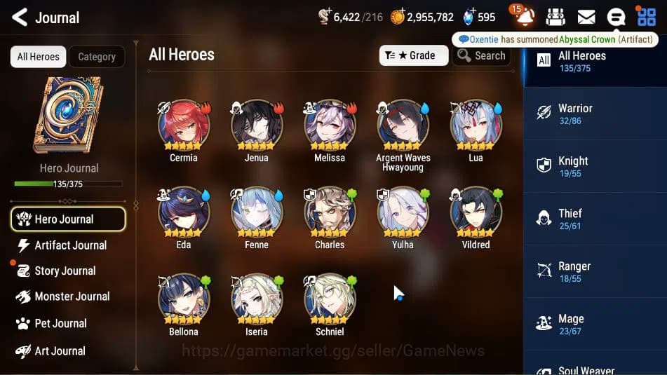 Epic Seven Accounts GLOBAL Unverif| 8 ML (Belian,NC Landy,AC Leika,Etc image 5